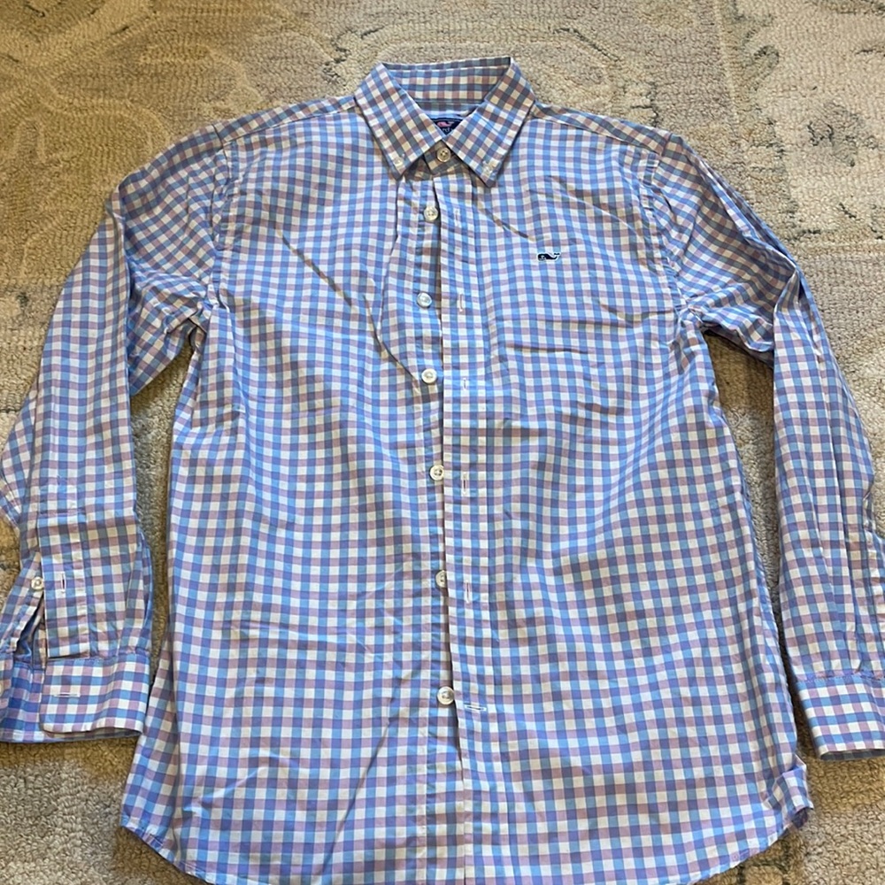 Vineyard Vines Plaid Shirt Sz M - Picture 1 of 3